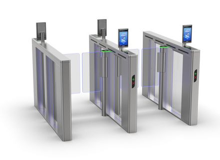 슈퍼마켓 회전문 속도 게이트, 얼굴 인식 옵션, 서보 모터, 인원 관리