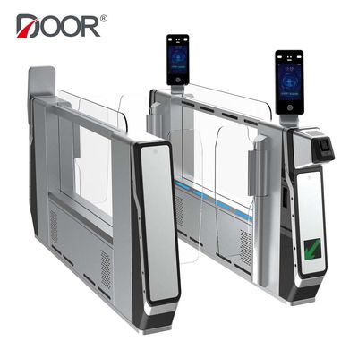 2개의 문과 서보 모터 보안 경보 공항 연결 게이츠